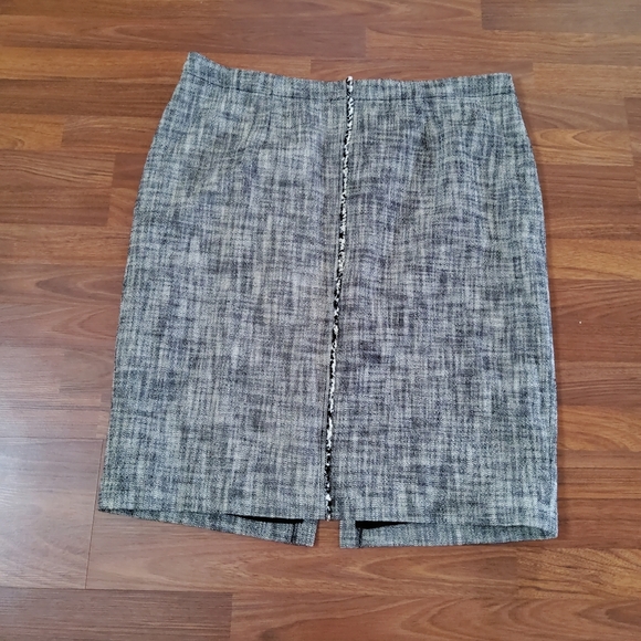 Rachel Roy Collection Tweed Pencil Skirt Size 20W Grey New - Picture 4 of 8